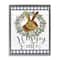 Stupell Industries Easter Bunny Wreath Phrase Floater Framed Art